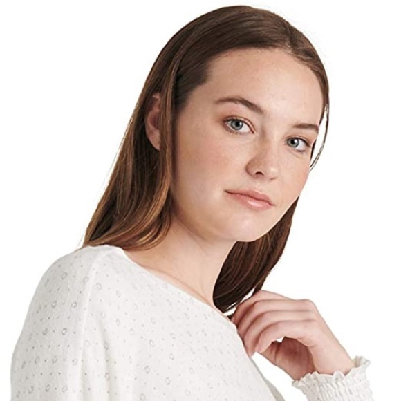 NWT Lucky Brand Long Sleeve Top w/ Cinched Cuff XS/TP - Picture 6 of 6